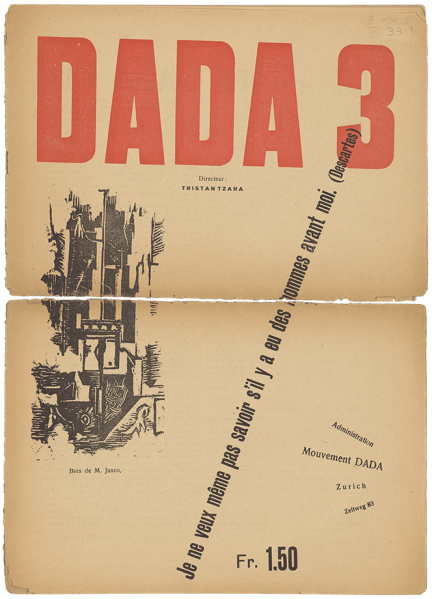 Tristan Tzara, Dada 3, 1918