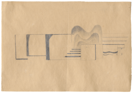 Viking Eggeling, Komposition (Basse générale de la peinture. Extension), o. J. (1918/1919)